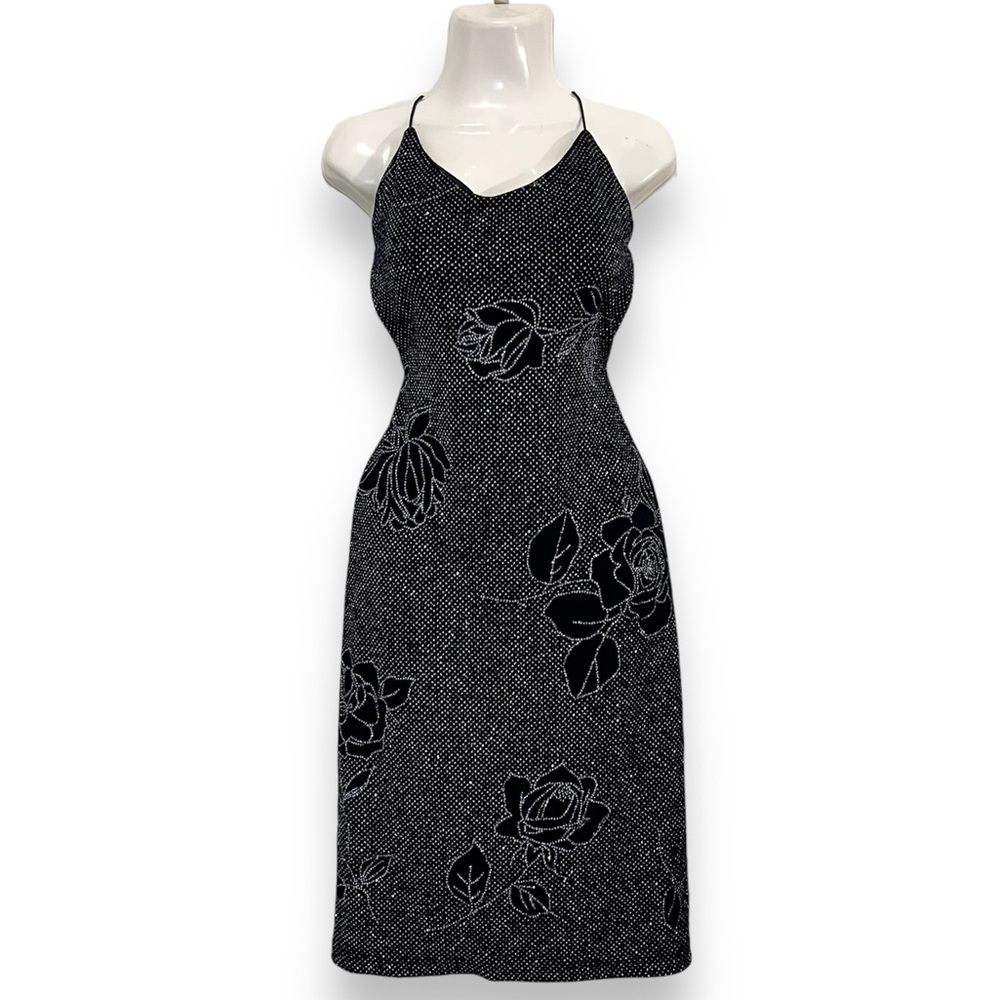 connected apparel - Backless Sleeveless Sparkly Dress Size 10